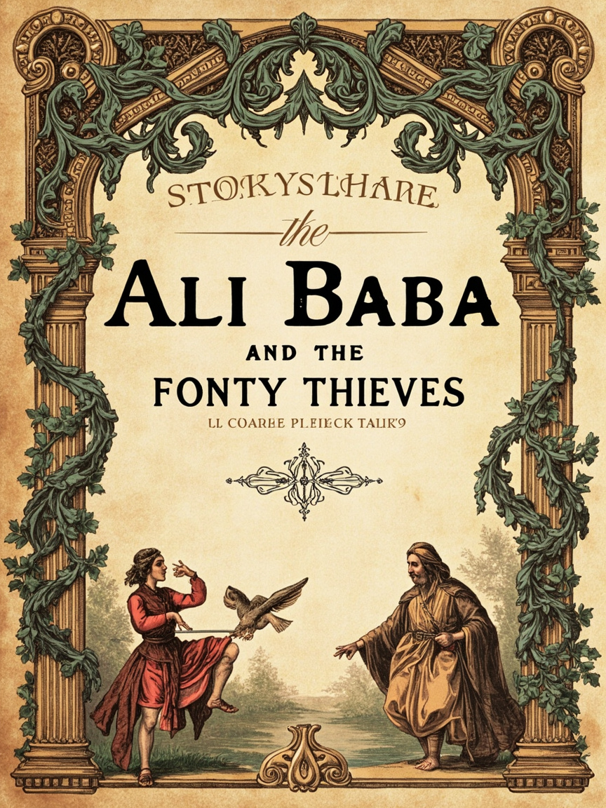 阿里巴巴和四十大盗 封面