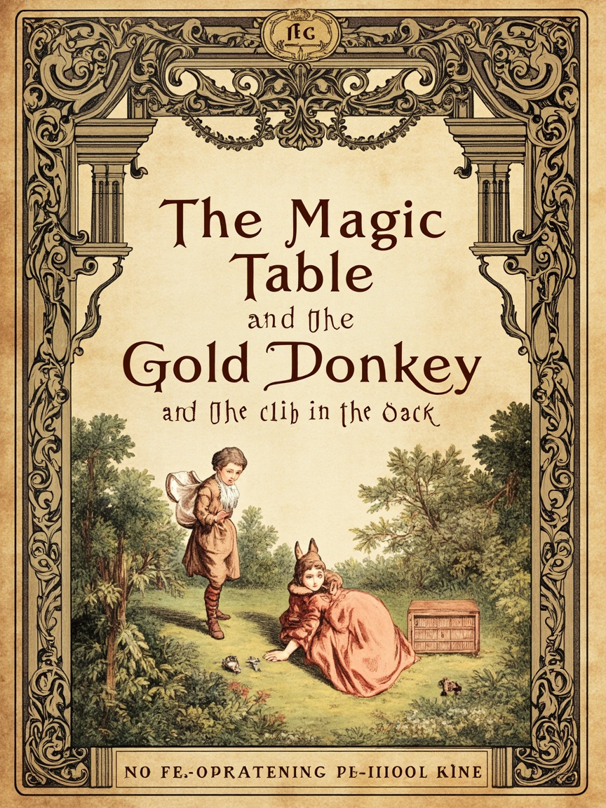 小桌子、金驴和棍子 封面